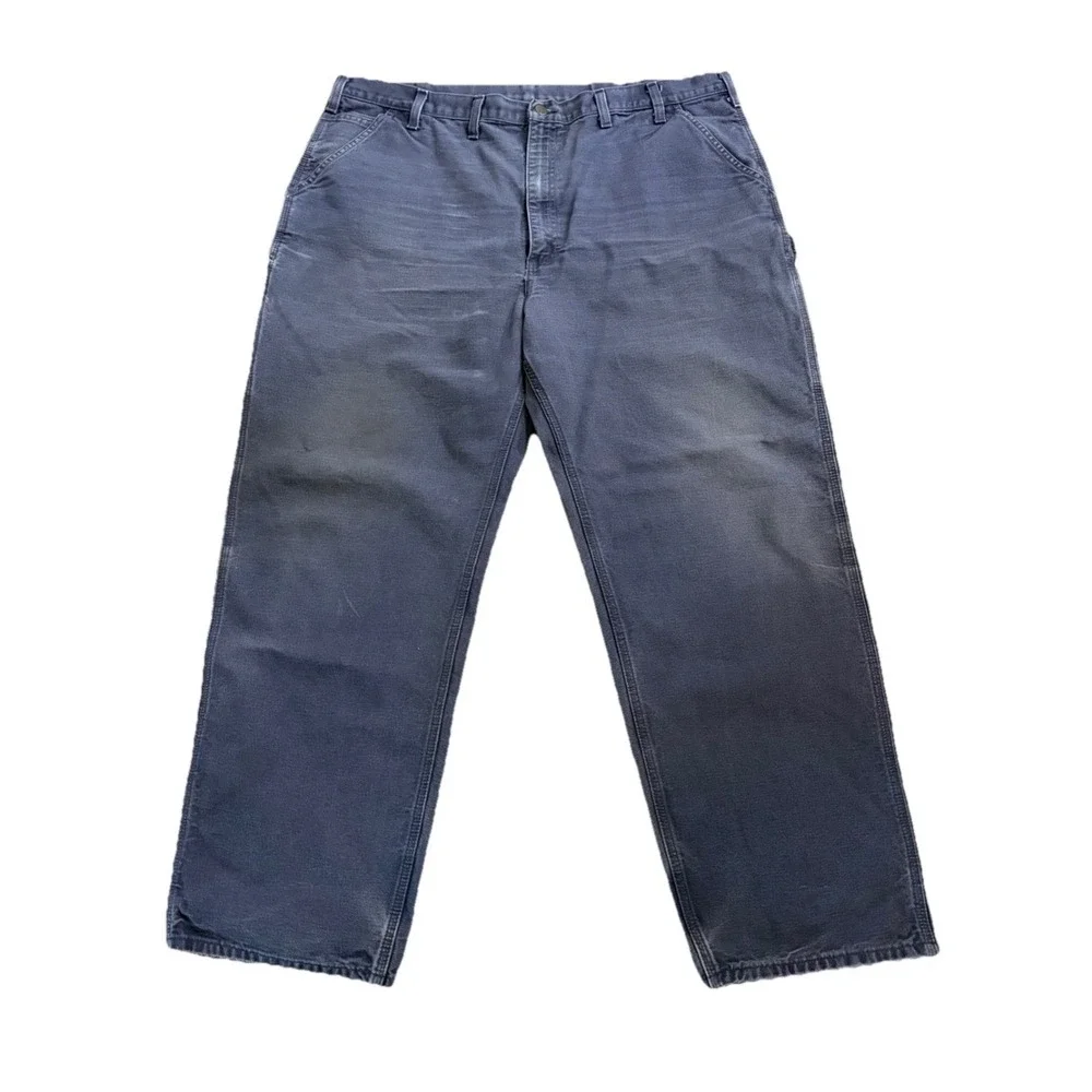Carhartt Dungaree Carpenter Pants B11 PTB Petrol Blue 44x32‎ Faded Duck 2007